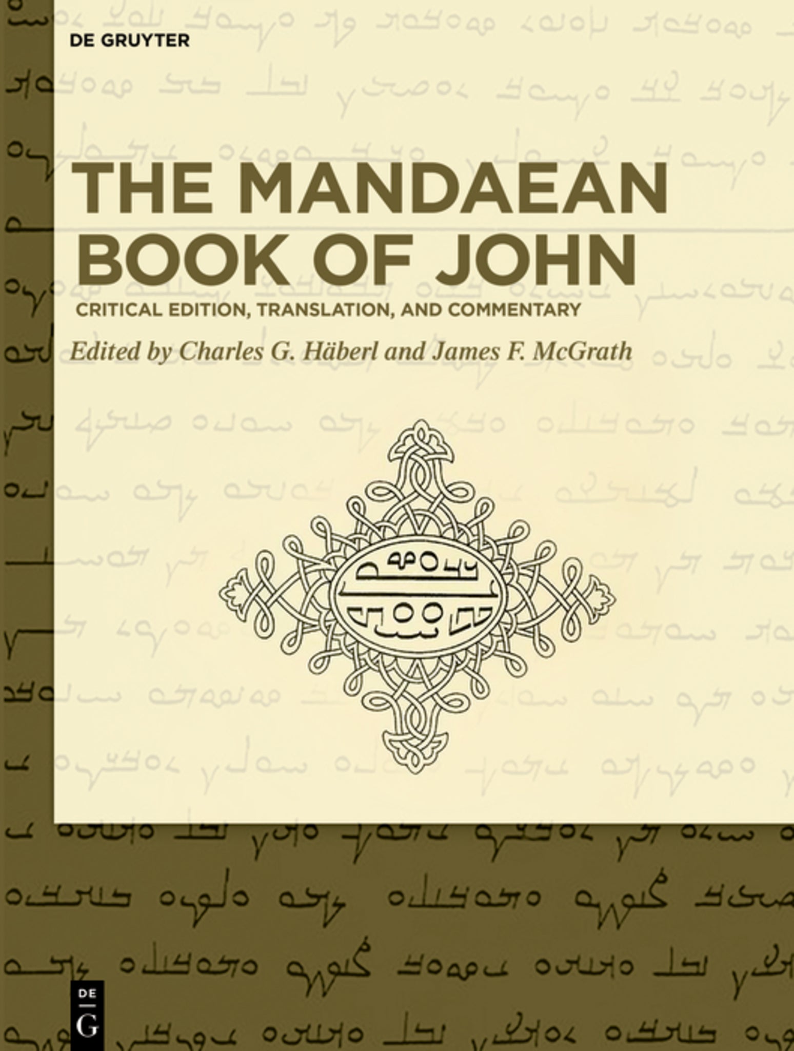 Cover image for The Mandaean Book of John ISBN 9783110486513